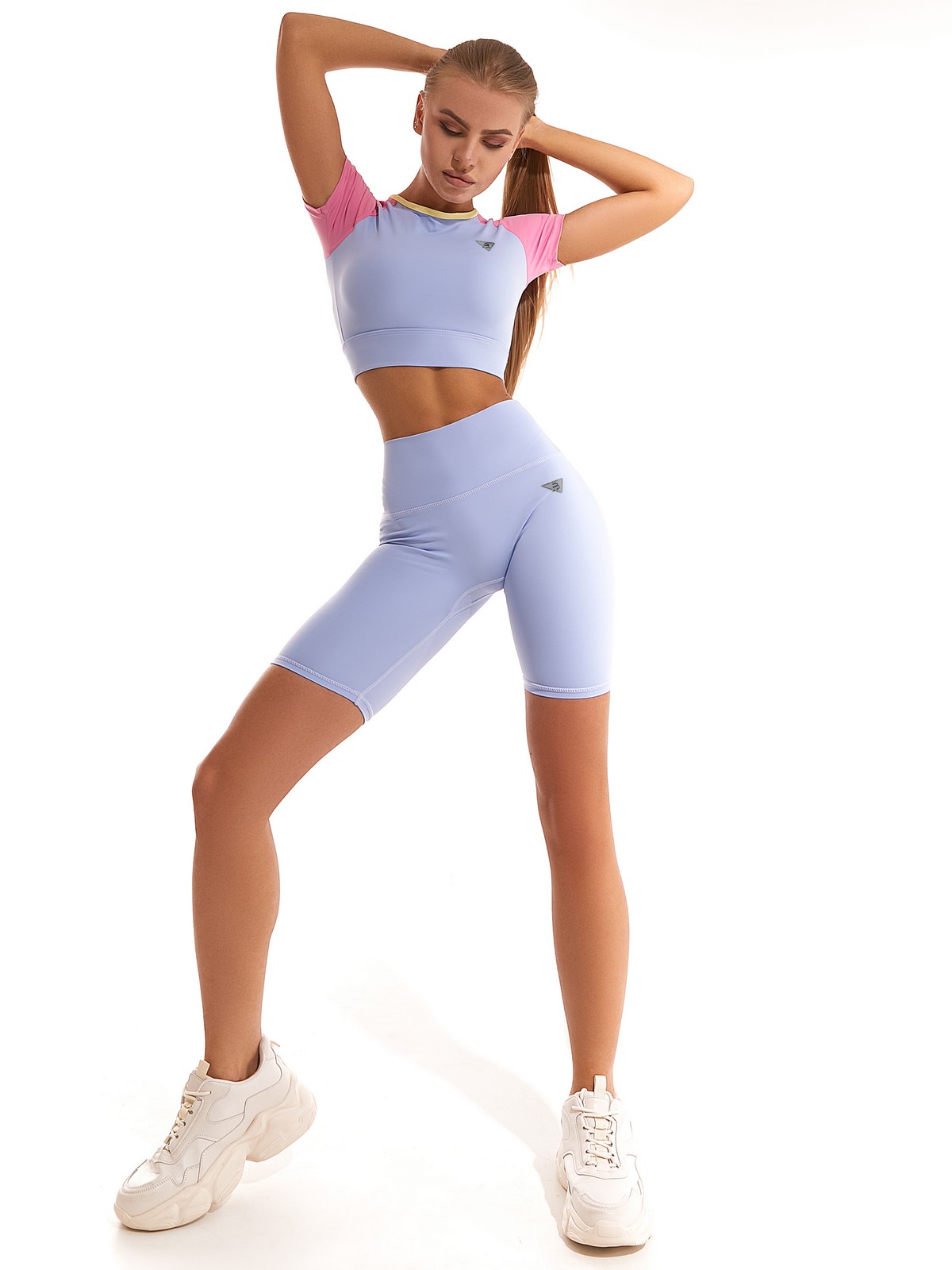 Топ SM T-Shirt Marshmallows Blue для спорта и фитнеса – фото №  2