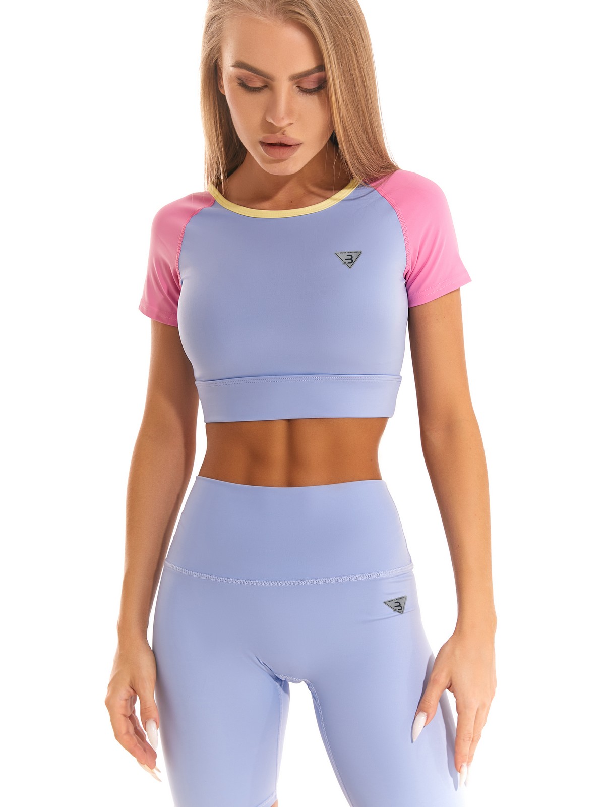 Топ SM T-Shirt Marshmallows Blue для спорта и фитнеса – фото №  1