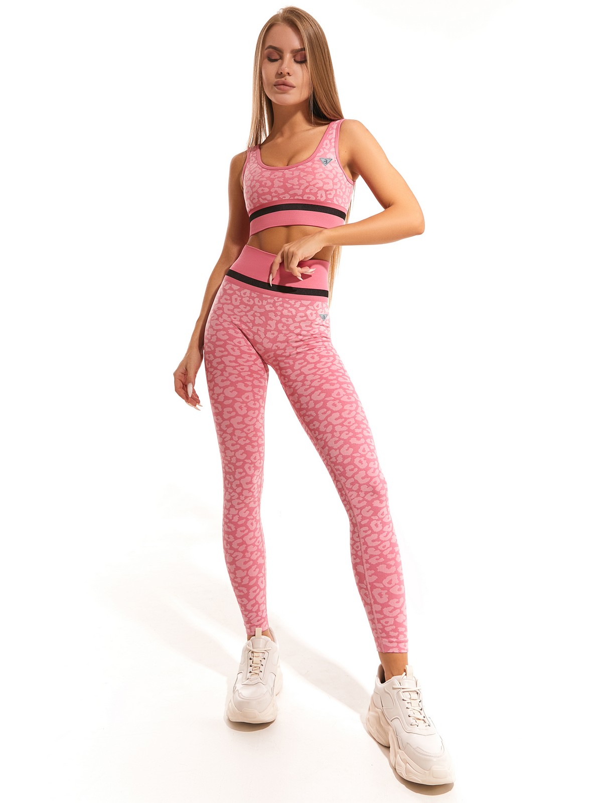 Топ SM Top LeoJeans Pink для спорта и фитнеса – фото №  2