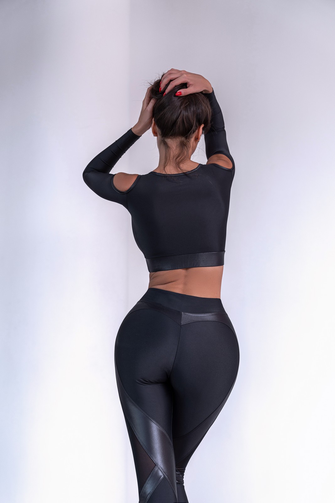 Лосины Leg X-Girl Skin Black для спорта и фитнеса – фото №  8