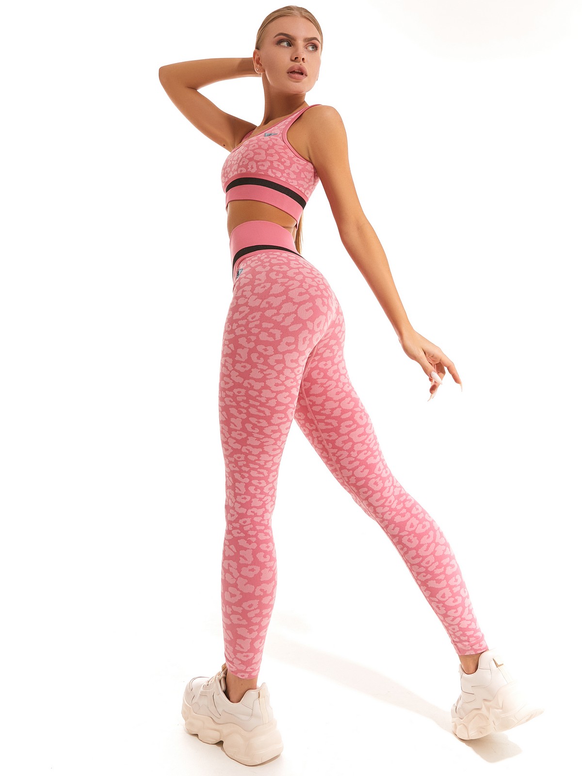 Топ SM Top LeoJeans Pink для спорта и фитнеса – фото №  6