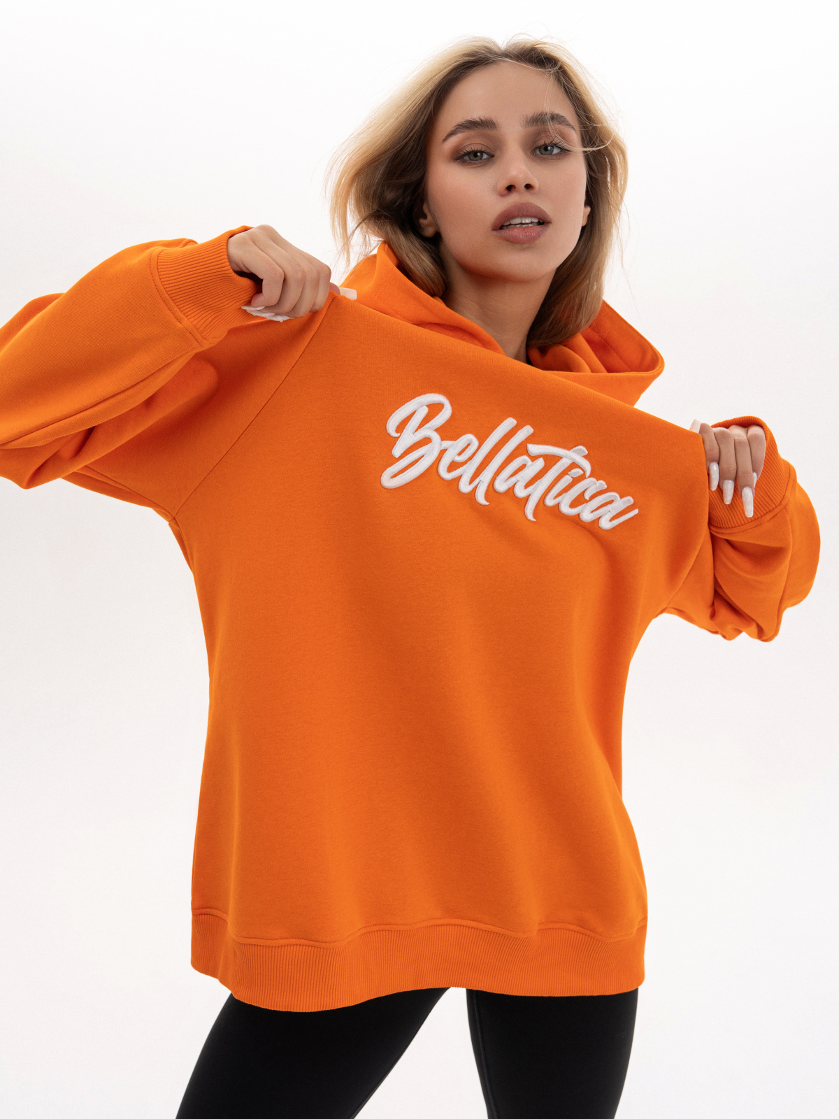 Hoodie Cheerleader Orange для спорта и фитнеса – фото №  2