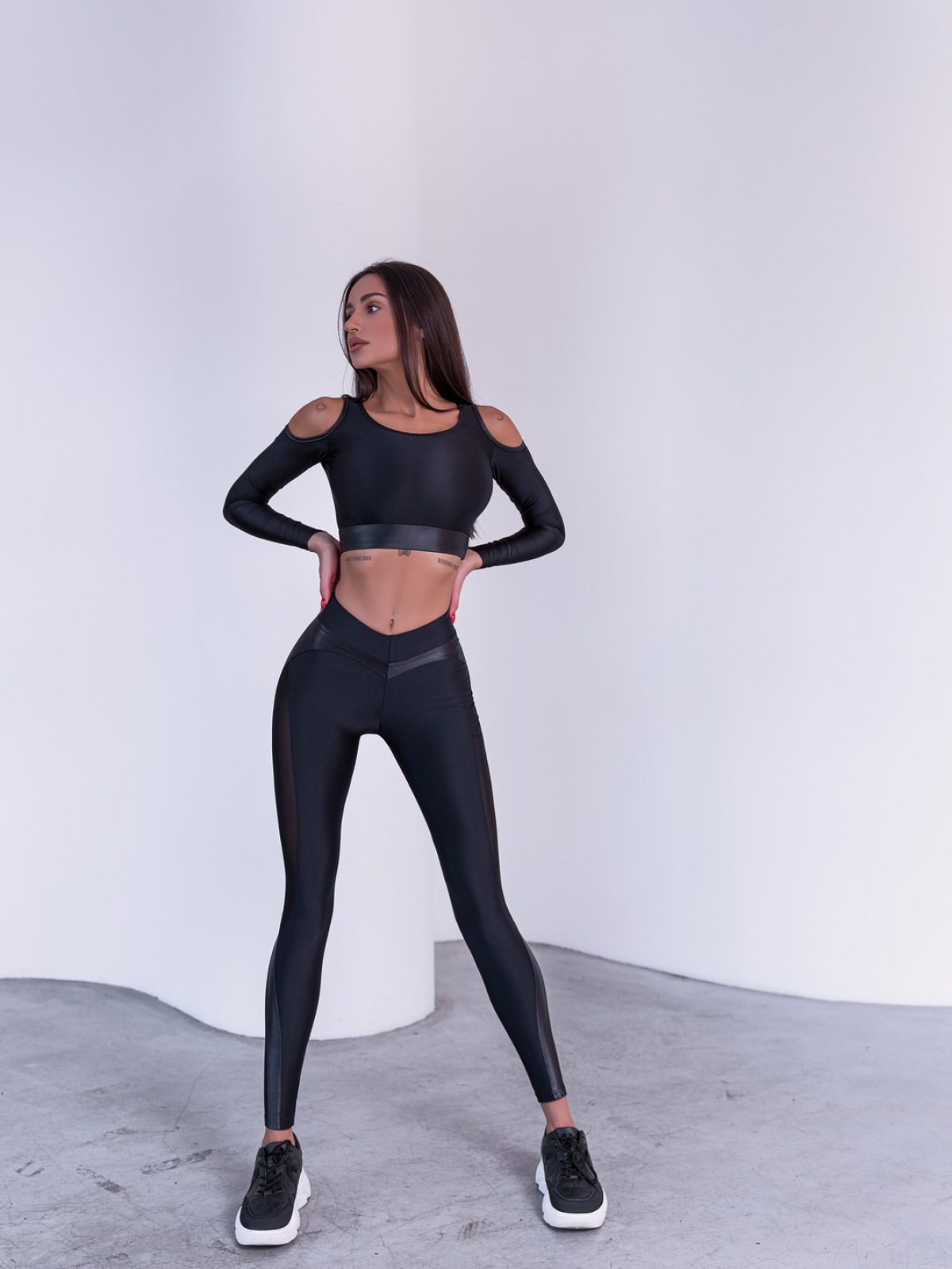 Лосины Leg X-Girl Skin Black для спорта и фитнеса – фото №  2