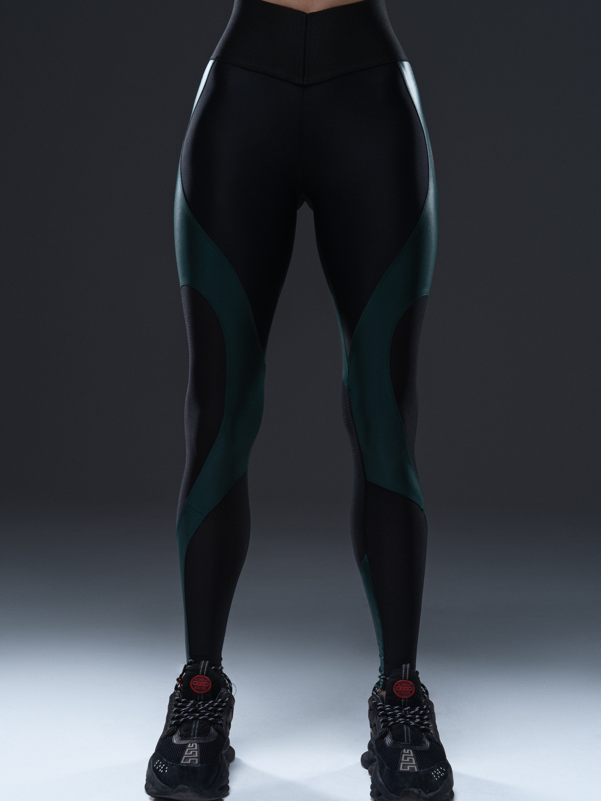 Leg Corsage Pandora Skin Black & Green для спорта и фитнеса – фото №  3