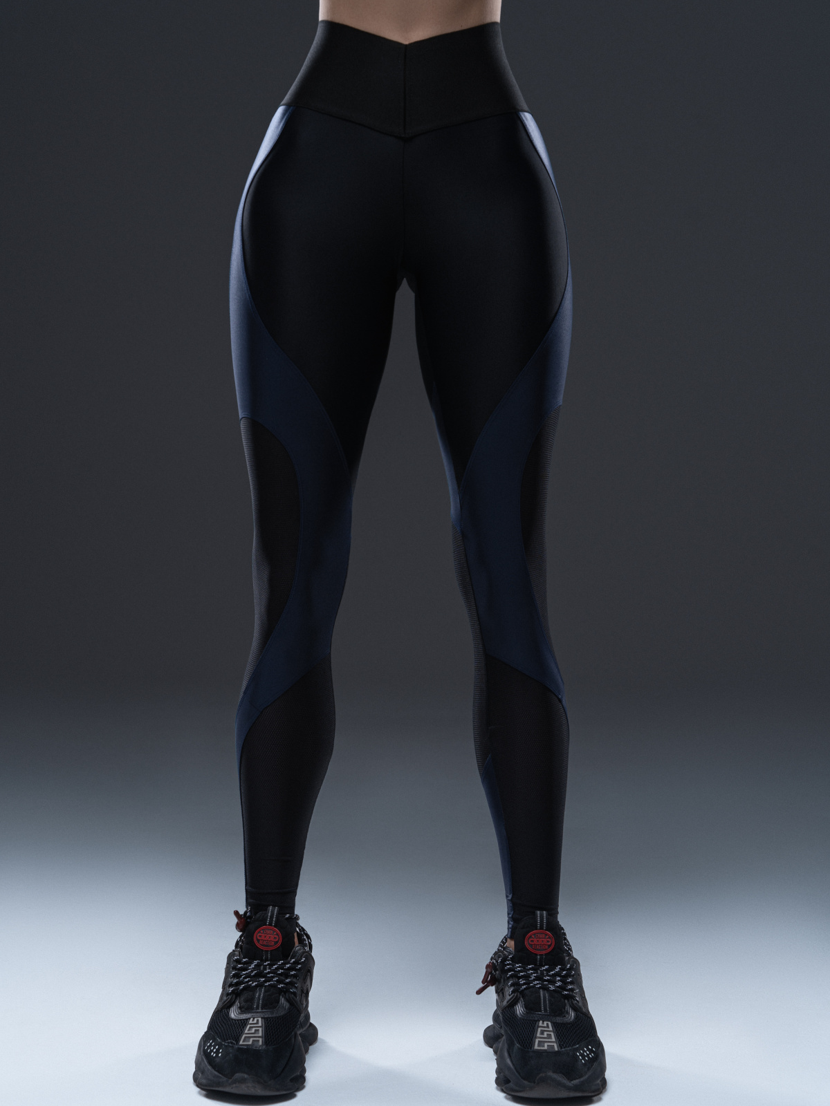 Leg Corsage Pandora Skin Black & Dark Blue для спорта и фитнеса – фото №  2