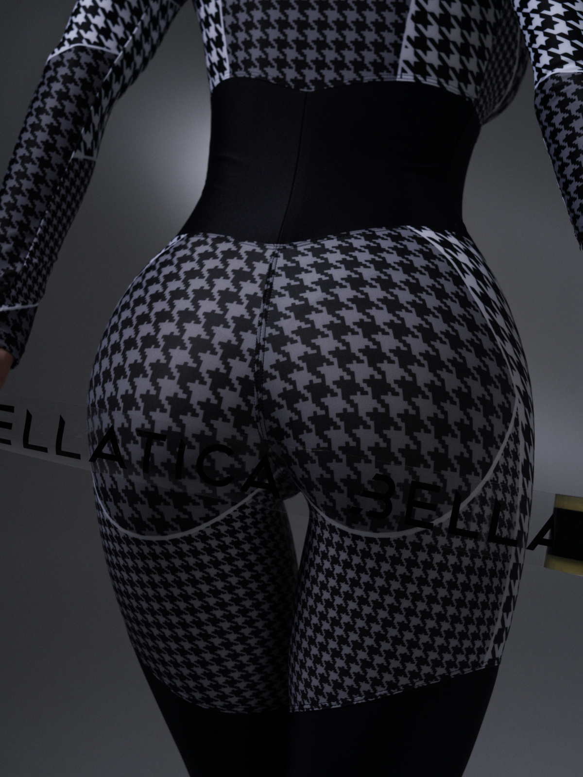 J-Suit Aesthetics Golf Stella Black & White для спорта и фитнеса – фото №  5