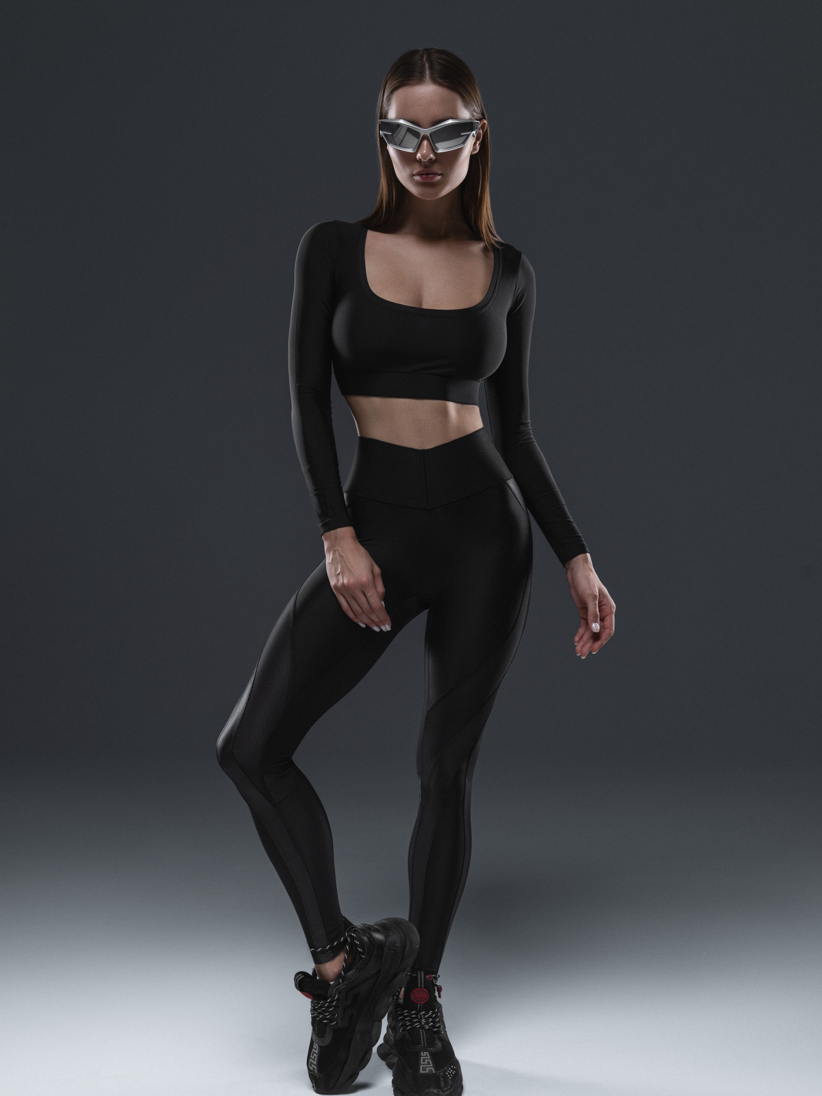 Leg Solid Skin Black для спорта и фитнеса – фото №  2