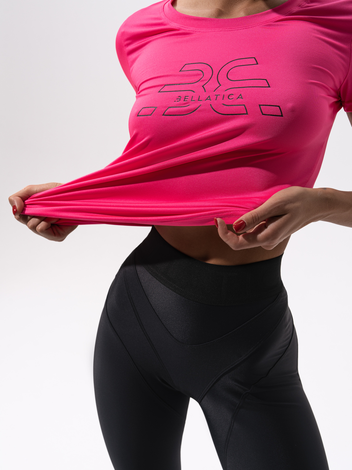 Топ T-Shirt Logo Fluo Pink для спорта и фитнеса – фото №  5