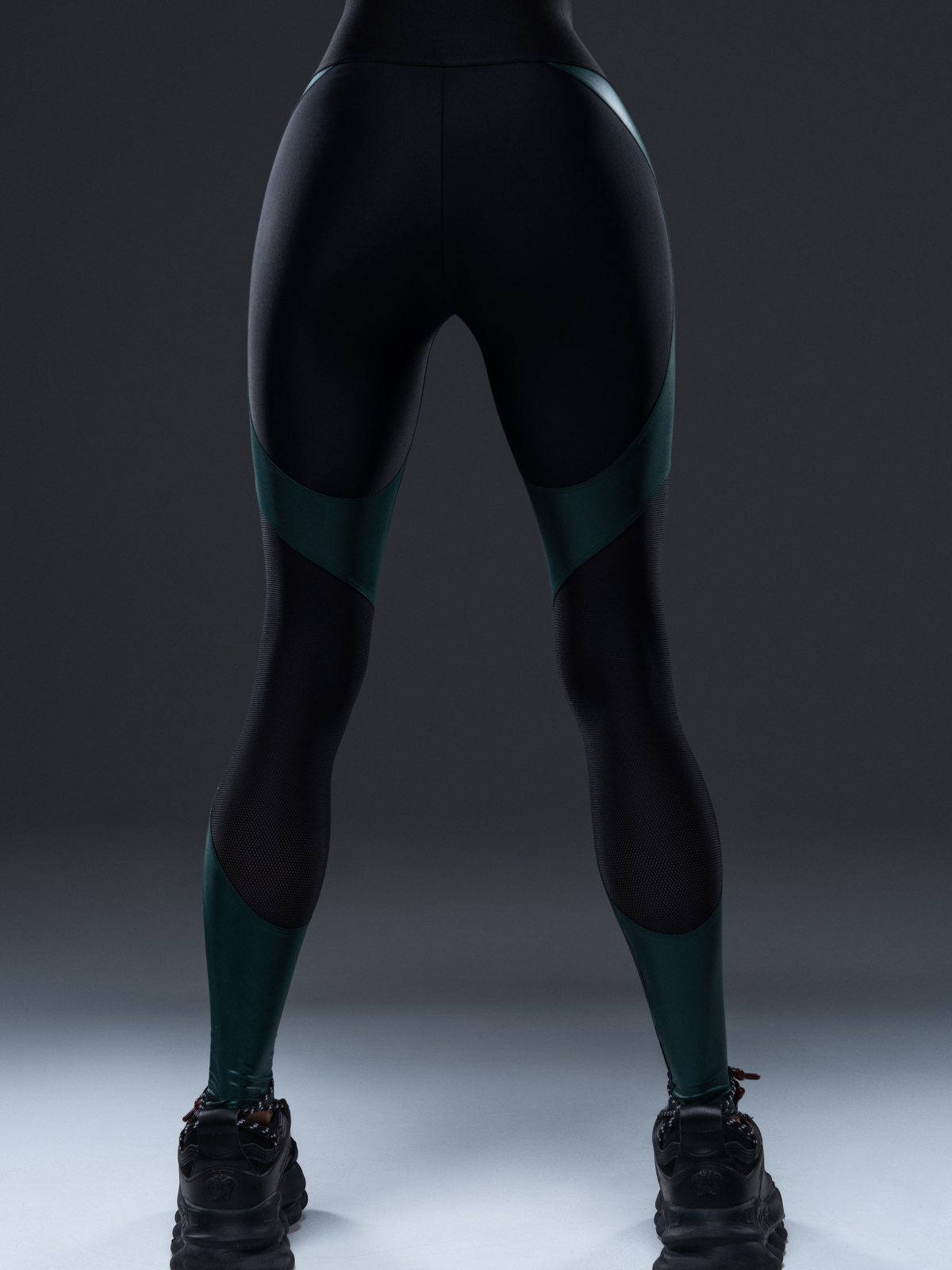Leg Corsage Pandora Skin Black & Green для спорта и фитнеса – фото №  7